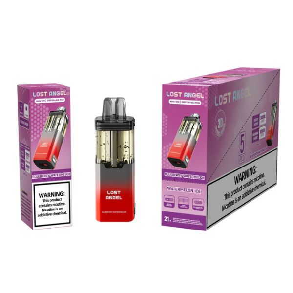 Lost Angel Mate 50,000 Puffs Flavor Pods 5-Pack