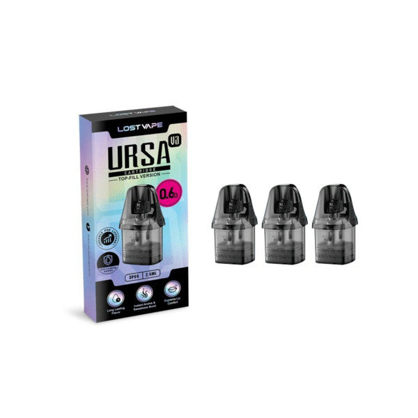 Best Deal Lost Vape Ursa V3 Replacement Pods 3-Pack - 0.6ohm