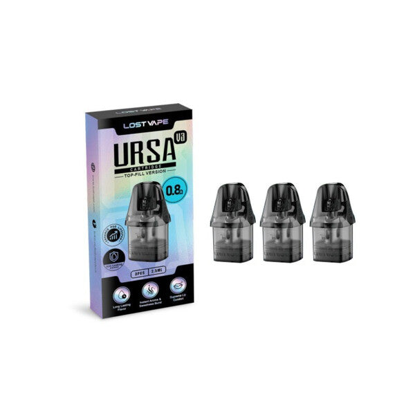 Best Deal Lost Vape Ursa V3 Replacement Pods 3-Pack - 0.8ohm