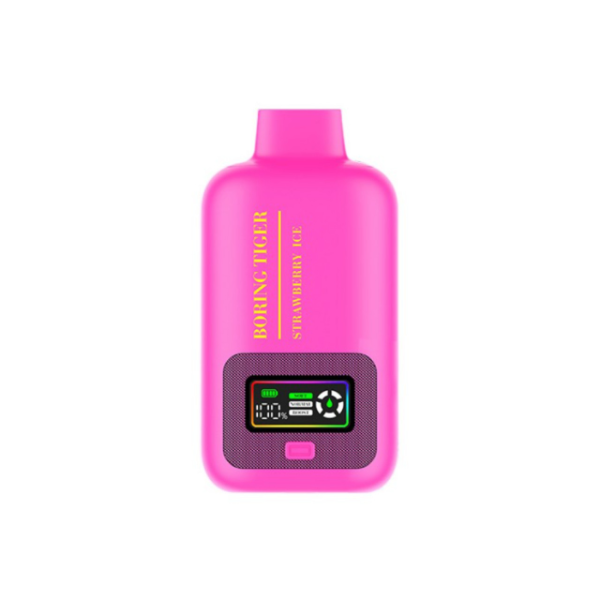 Best Deal Luffbar Boring Tiger 25,000 Puffs Disposable Vape 26mL - Strawberry Ice