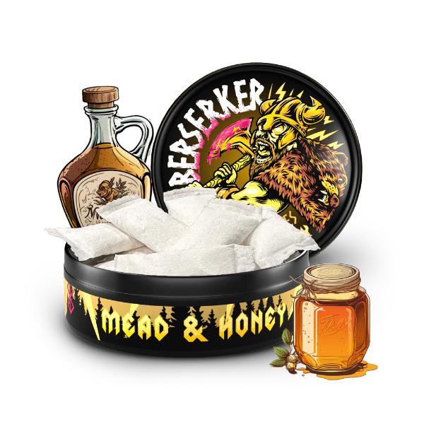 Best Deal Berserker Caffeine Pouches (15ct Can) 5 Pack - Mead and Honey