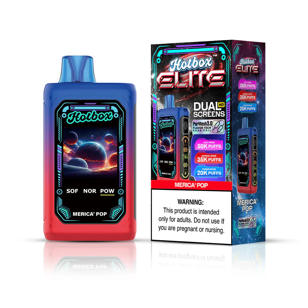 Hotbox Elite 50,000 Puff Disposable - Merica Pop