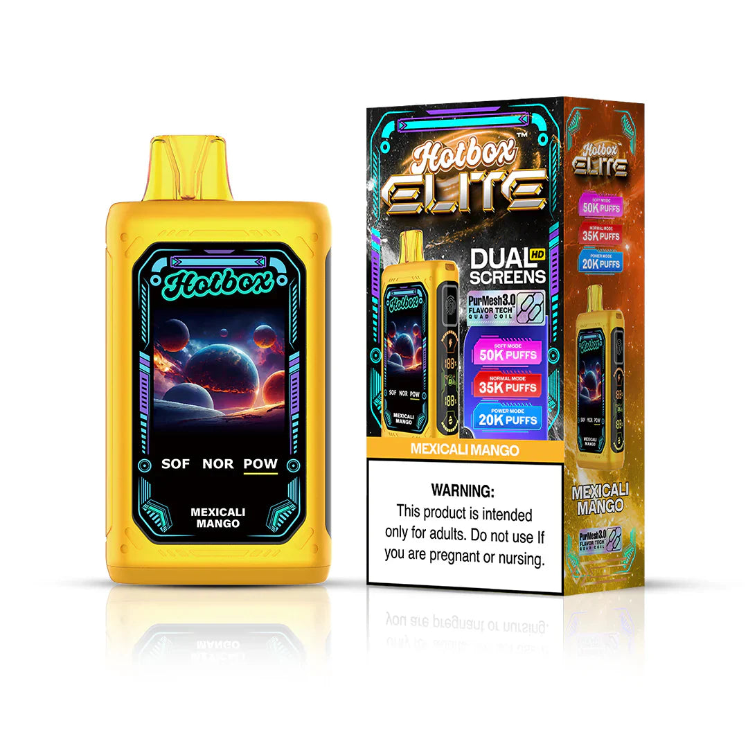 Hotbox Elite 50,000 Puff Disposable - Mexicali Mango