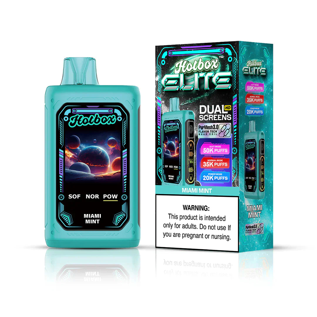 Hotbox Elite 50,000 Puff Disposable - Miami Mint