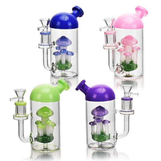 Mini Mushroom Water Pipe w/ 14mm Bowl