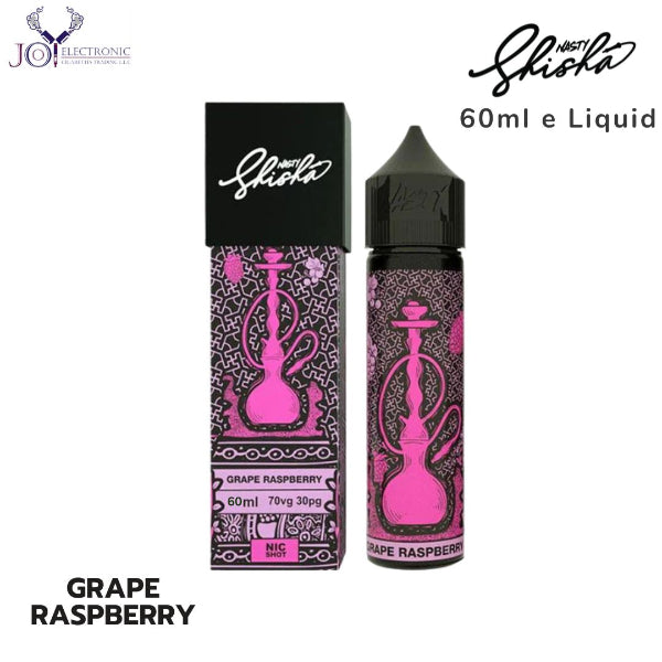 Nasty Worldwide Shisha - Grape Raspberry - 60mL