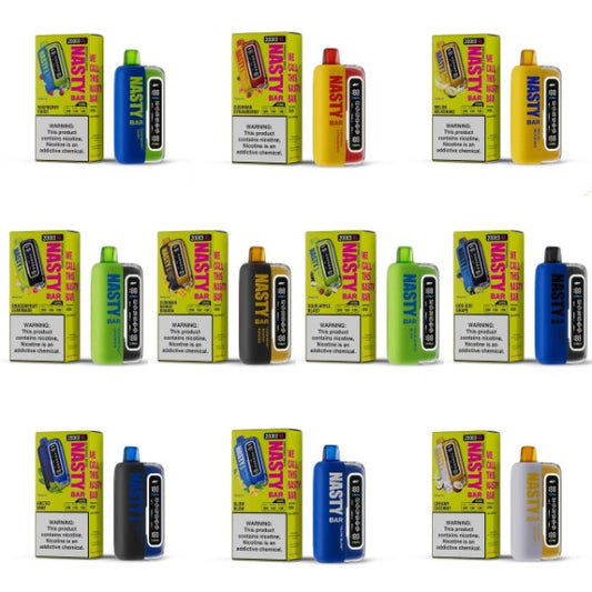 Best Flavors Nasty Bar 20000 Puffs Rechargeable Vape Disposable 17mL