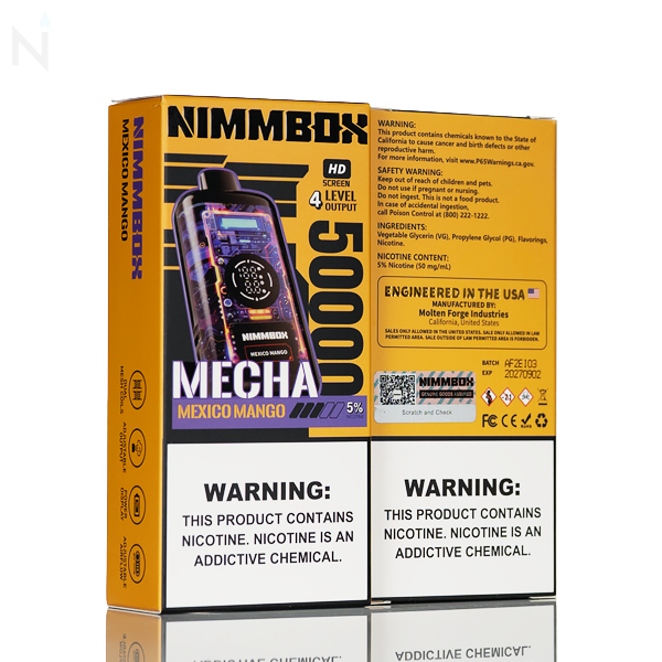 Best Deal NimmBox Mecha 50K Puffs Disposable Vape