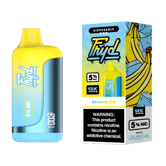 Best Deal FRYD 12000 Puffs Rechargeable Disposable Vape 17mL Banana Ice