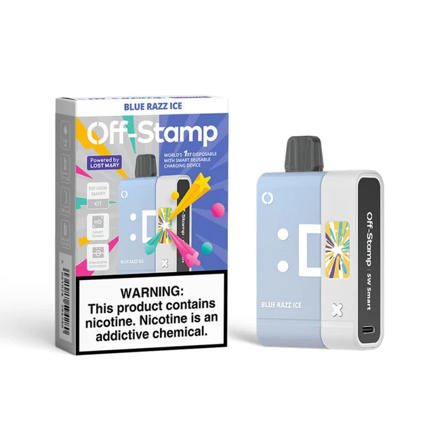 Best Deal Off-Stamp SW16000 Smart Kit Disposable - Blue Razz Ice