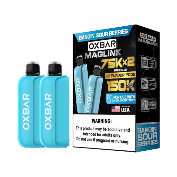 Oxbar Maglink Nixodine 75,000 Puff Replacement Pods