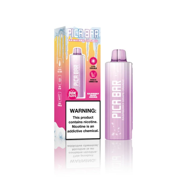Best Deal PICA BAR Tuning 30,000 Puffs Disposable Pod - Rspberry Grape Orange