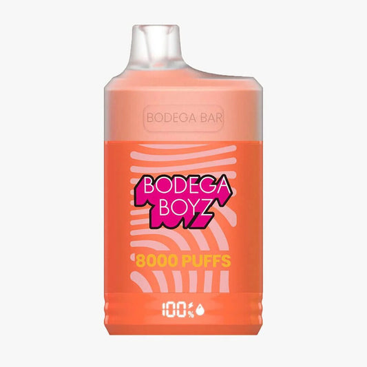 Bodega Boyz Bar 8000 Puffs Disposable Vape 17mL Peach Mango Watermelon