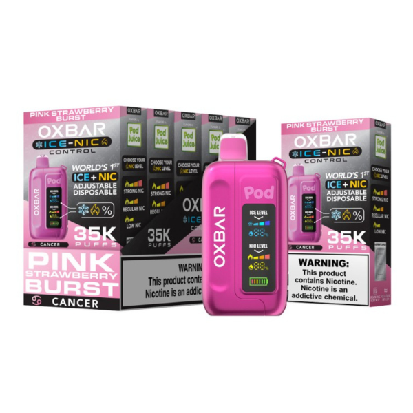 oxbar pod juice vape flavors OXBAR x Pod Juice ICE-NIC Control 35K Puffs Disposable – $16.50 – eLiquid.com