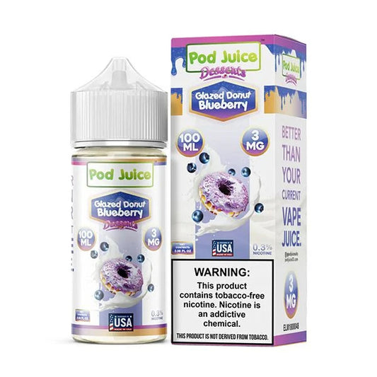 POD Juice tfn glazed donut blueberry 100ml deal