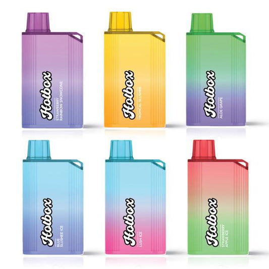 Puff HotBox 7500 Puffs Disposable Vape 16mL 5 Pack Best Flavors