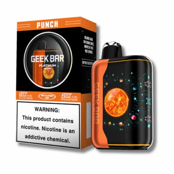 GeekBar Pulse X Platinum Edition 25,000 Puffs Disposable 18mL Punch