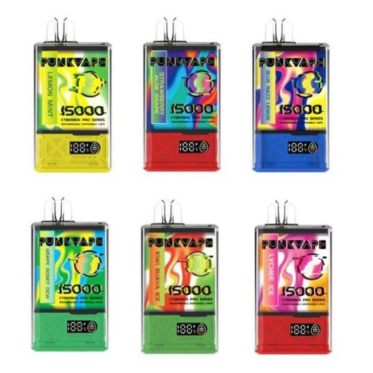 Best Flavors PunkVape Cyber Box 15,000 Puffs Disposable Vape
