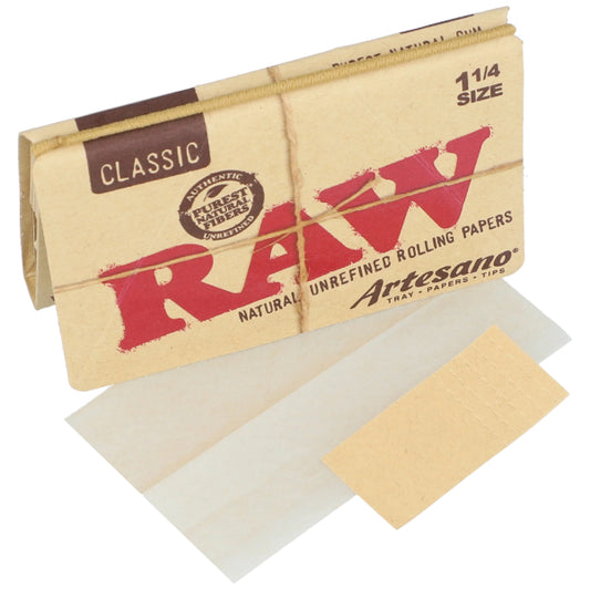 RAW Artesano Tray Rolling Papers 1 1/4 Size