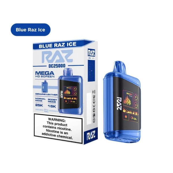 RAZ DC25K 25,000 Puffs Rechargeable Vape 16mL $7.99 eLiquid.com RAZ DC25K 25,000 Puffs Rechargeable Vape 16mL $7.99 eLiquid.com