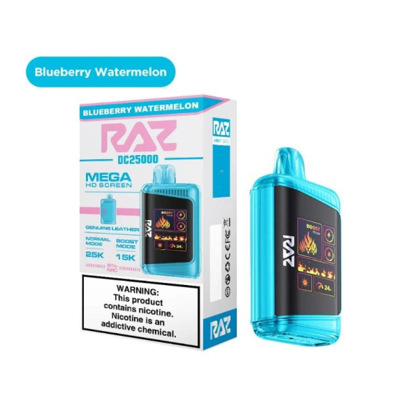 RAZ DC25K 25,000 Puffs Rechargeable Vape 16mL $7.99 eLiquid.com RAZ DC25K 25,000 Puffs Rechargeable Vape 16mL $7.99 eLiquid.com