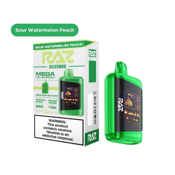 RAZ DC25K 25,000 Puffs Rechargeable Vape 16mL $7.99 eLiquid.com RAZ DC25K 25,000 Puffs Rechargeable Vape 16mL $7.99 eLiquid.com