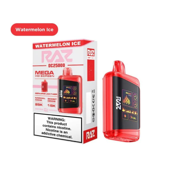 RAZ DC25K 25,000 Puffs Rechargeable Vape 16mL $7.99 eLiquid.com RAZ DC25K 25,000 Puffs Rechargeable Vape 16mL $7.99 eLiquid.com