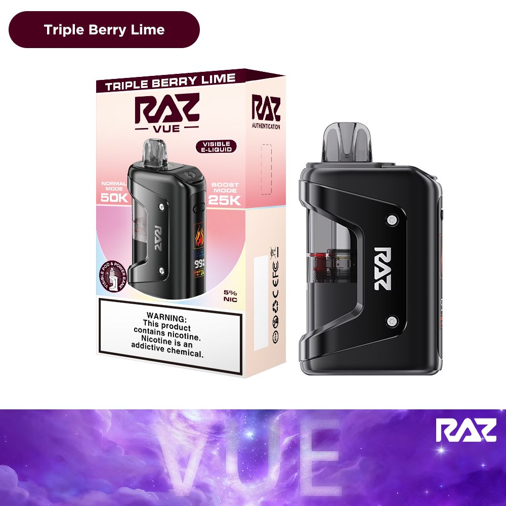 RAZ VUE 50,000 Disposable Vape Kit Triple Berry Lime