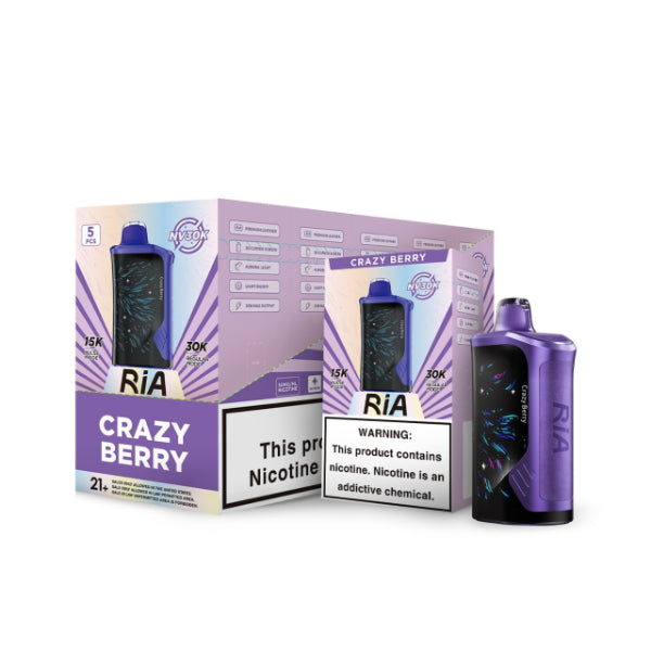 RIA NV30K Disposable Vape Crazy Berry