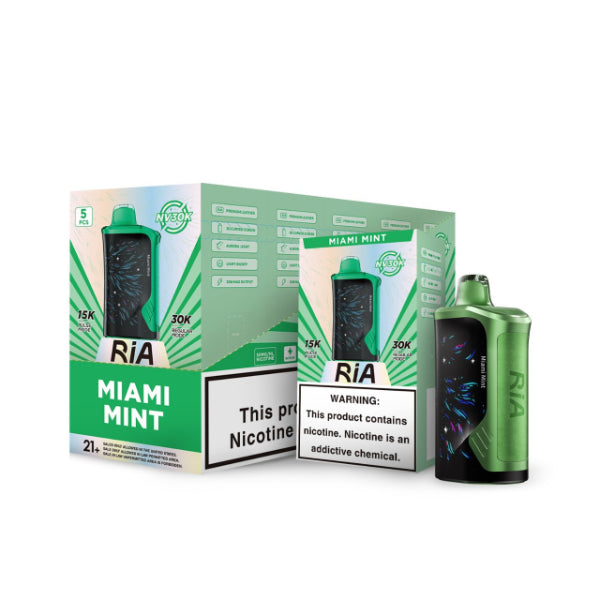 RIA NV30K Disposable Vape Miami Mint