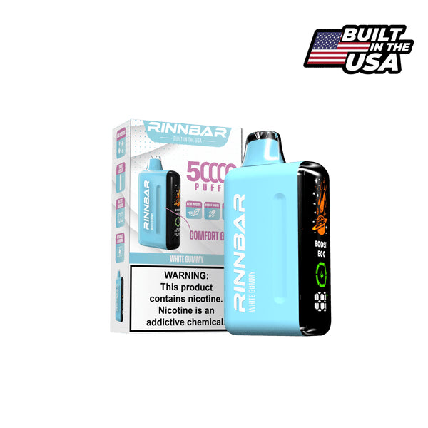 RINNBAR 50K 50000 Puffs Disposable White Gummy