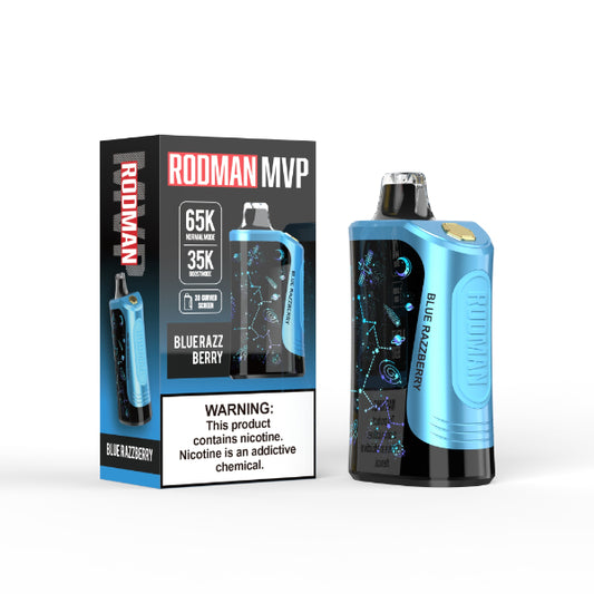 RODMAN MVP 65K Disposable Vape (Texas Compliant Edition) Blue Razz Berry