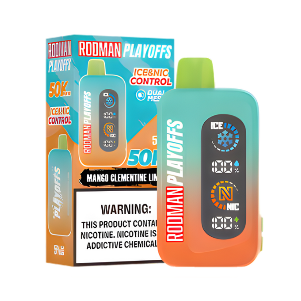 RODMAN Playoffs 50K Puffs Disposable Vape Mango Clementine Lime
