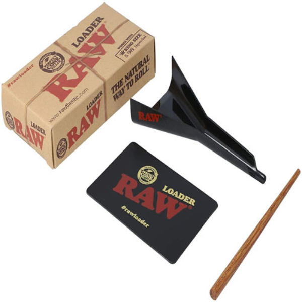 Raw Cone Loader w/ Bamboo Poker (For King Size & 98 Special Cones)