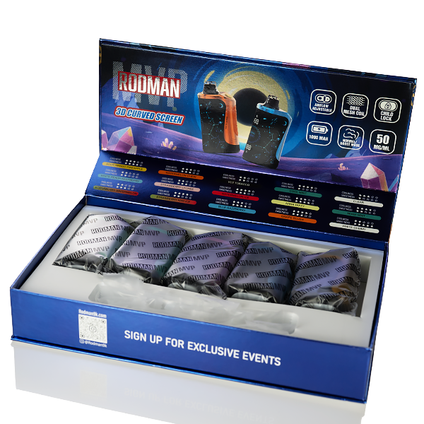 RODMAN MVP 65K Puff Disposable 5 Pack Gift Box
