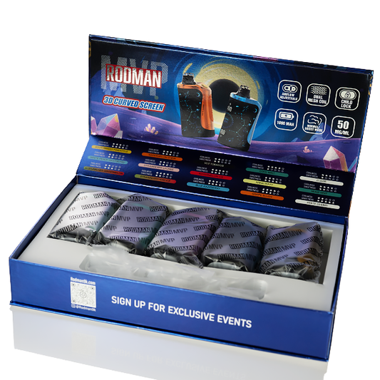 RODMAN MVP 65K Puff Disposable 5 Pack Gift Box