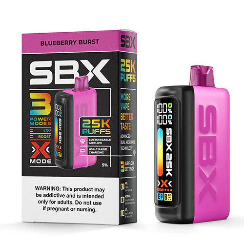 SBX Puffs 25K Disposable Vape Device