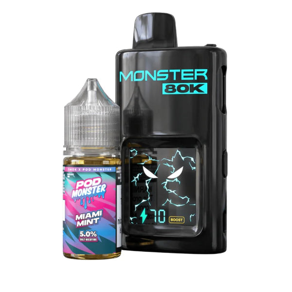 SMOK x Pod Monster 80K Puffs Disposable $12.95 eLiquid.com SMOK x Pod Monster 80K Puffs Disposable $12.95 eLiquid.com