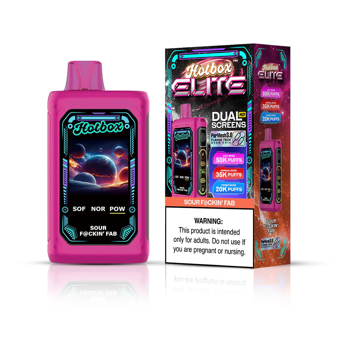Hotbox Elite 50,000 Puff Disposable - Sour FN Fab