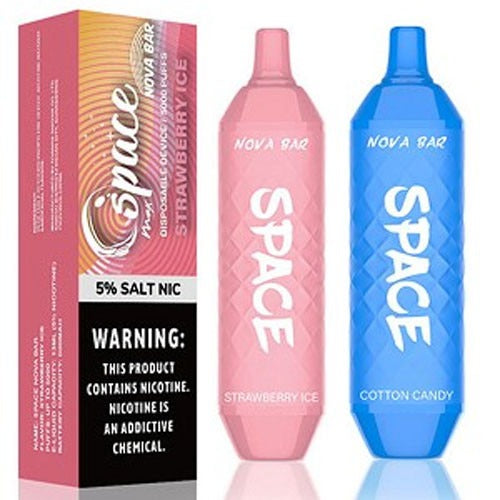 Space Max Nova Bar 5000 Puffs 50mg Rechargeable 13mL Disposable