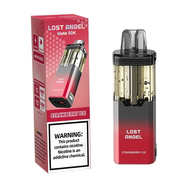 Best Deal Lost Angel Mate 50,000 Puffs Flavor Pods 5-Pack - Strawberry Ice