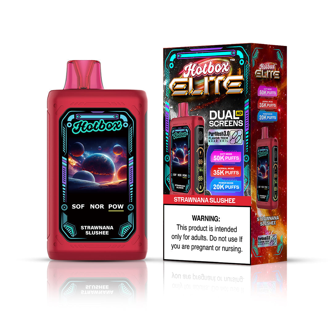 Hotbox Elite 50,000 Puff Disposable - Strawnana Slushee