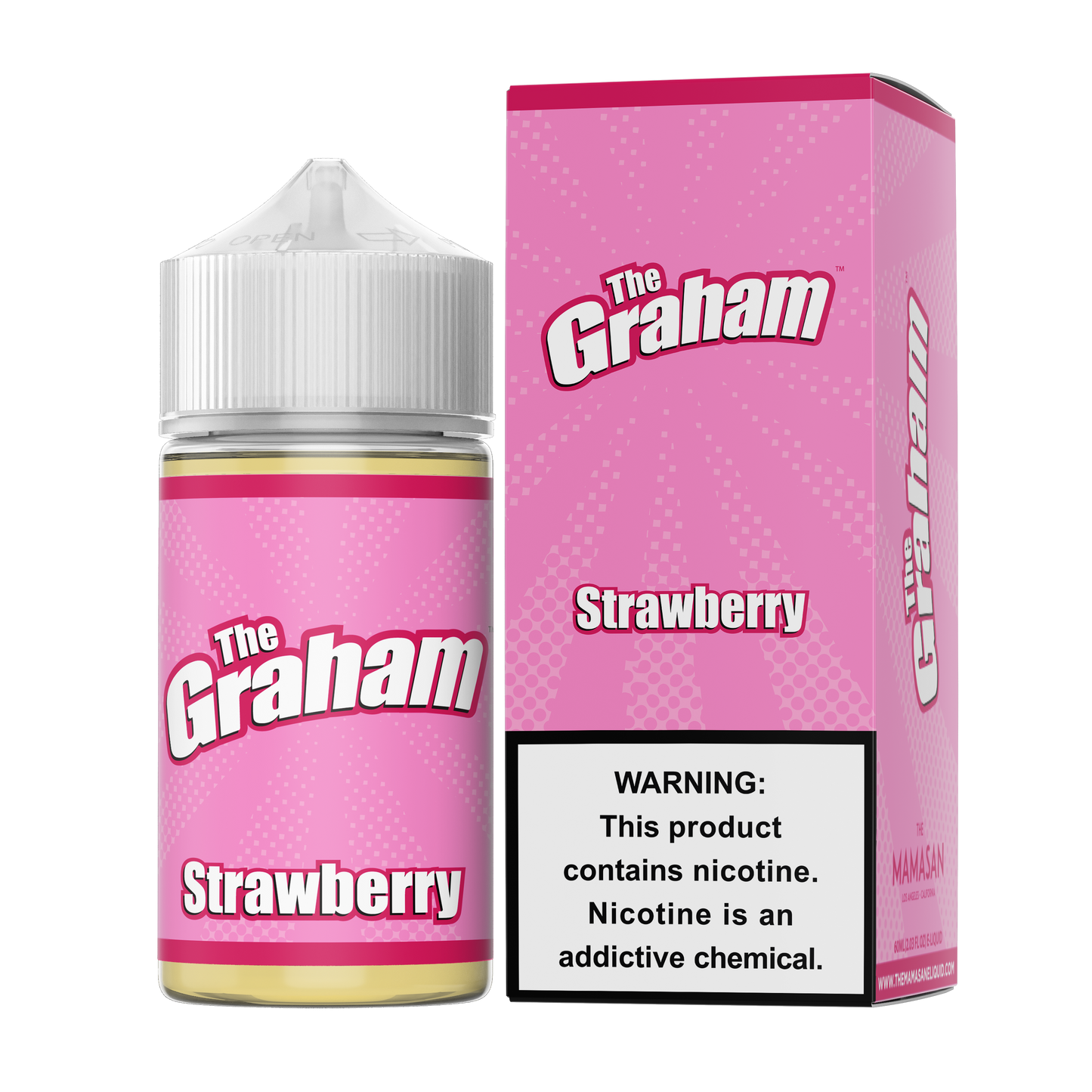 The Graham Series 60mL strawberry vape juice
