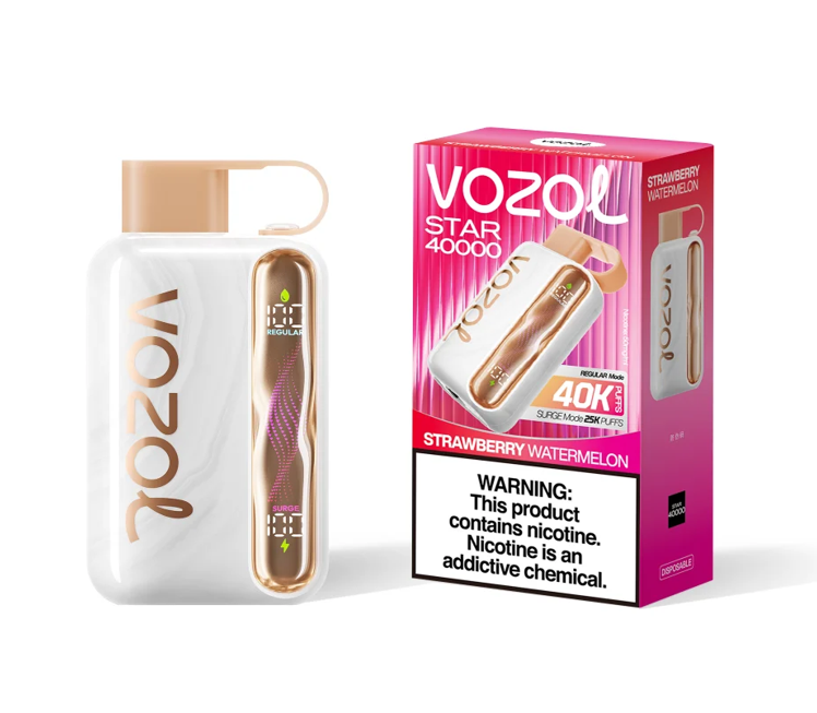 Best Deal Vozol Star 40k Puffs Disposable Vape 10 Pack - Strawberry Watermelon