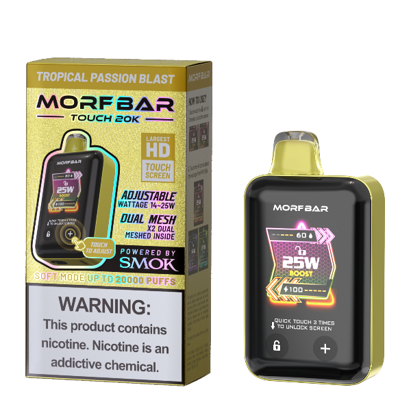 Morfbar Touch 20000 Puffs Single Disposable Vape 18mL – $7.99 – eLiquid.com