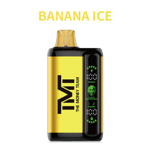 TMT by Floyd Mayweather 15,000 Puffs Disposable Vape 20mL Best Flavor Banana Ice