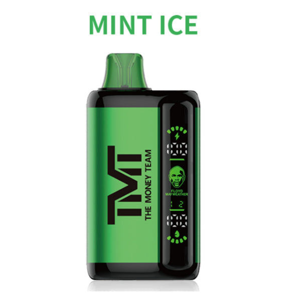 TMT by Floyd Mayweather 15,000 Puffs Disposable Vape 20mL Best Flavor Mint Ice