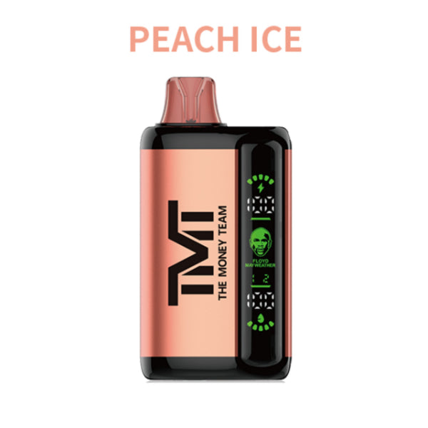 TMT by Floyd Mayweather 15,000 Puffs Disposable Vape 20mL Best Flavor Peach Ice