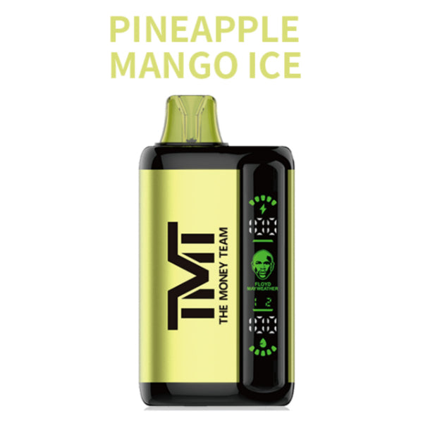 TMT by Floyd Mayweather 15,000 Puffs Disposable Vape 20mL Best Flavor Pineapple Mango Ice