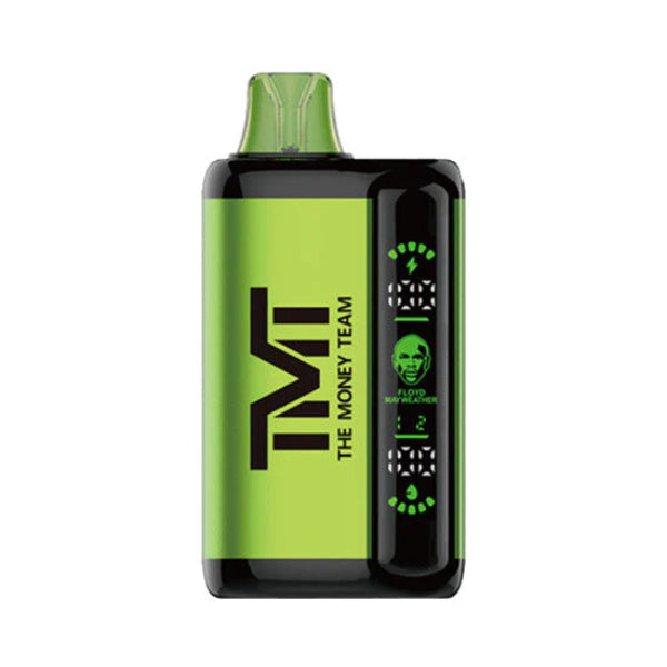 TMT by Floyd Mayweather 15,000 Puffs Disposable Vape 20mL Best Flavor Sour Apple Ice